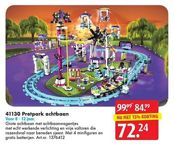 Aanbiedingen 41130 pretpark achtbaan - Lego - Geldig van 05/11/2016 tot 20/11/2016 bij Bart Smit