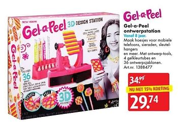 Aanbiedingen Gel-a-peel ontwerpstation - Gel-a-Peel - Geldig van 05/11/2016 tot 20/11/2016 bij Bart Smit