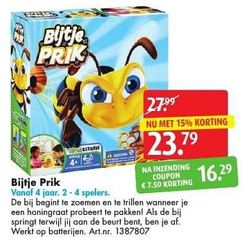 Aanbiedingen Bijtje prik - Hasbro - Geldig van 05/11/2016 tot 20/11/2016 bij Bart Smit