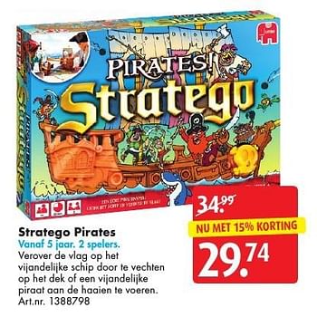 Aanbiedingen Stratego pirates - Jumbo - Geldig van 05/11/2016 tot 20/11/2016 bij Bart Smit