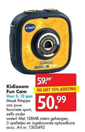 Aanbiedingen Kidizoom fun cam - Vtech - Geldig van 05/11/2016 tot 20/11/2016 bij Bart Smit