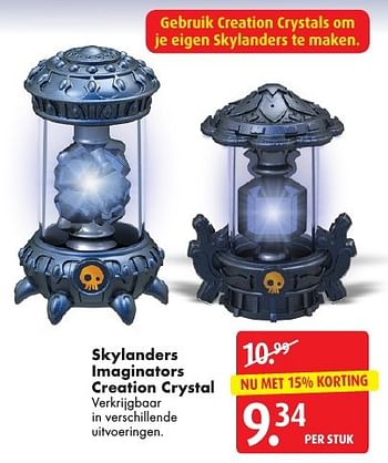 Aanbiedingen Skylanders imaginators creation crystal - Activision - Geldig van 05/11/2016 tot 20/11/2016 bij Bart Smit