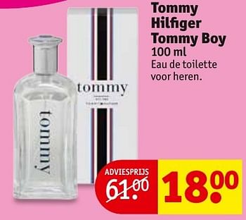 Aanbiedingen Tommy hilfiger tommy boy - Tommy Hilfiger - Geldig van 08/11/2016 tot 20/11/2016 bij Kruidvat