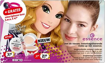 Aanbiedingen Met de nieuwe, instant-egaliserende make-up van essence - Essence - Geldig van 08/11/2016 tot 20/11/2016 bij Kruidvat