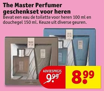 Aanbiedingen The master perfumer geschenkset voor heren - The Master Perfumer - Geldig van 08/11/2016 tot 20/11/2016 bij Kruidvat