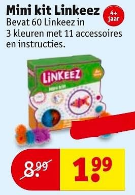 Aanbiedingen Mini kit linkeez - Linkeez - Geldig van 08/11/2016 tot 20/11/2016 bij Kruidvat