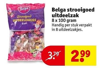 Aanbiedingen Belga strooigoed uitdeelzak - Belga - Geldig van 08/11/2016 tot 20/11/2016 bij Kruidvat