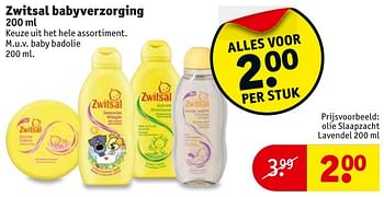 Aanbiedingen Olie slaapzacht lavendel - Zwitsal - Geldig van 13/11/2016 tot 20/11/2016 bij Kruidvat