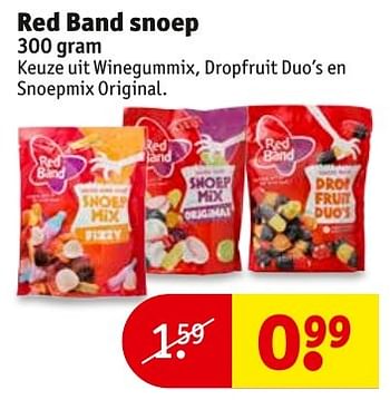 Aanbiedingen Red band snoep - Red band - Geldig van 13/11/2016 tot 20/11/2016 bij Kruidvat
