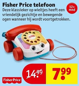 Aanbiedingen Fisher price telefoon - Fisher-Price - Geldig van 13/11/2016 tot 20/11/2016 bij Kruidvat