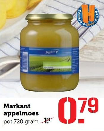 Aanbiedingen Markant appelmoes - Markant - Geldig van 14/11/2016 tot 20/11/2016 bij Coop