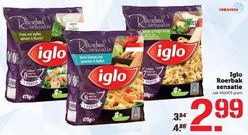 Aanbiedingen Iglo roerbak sensatie - Iglo - Geldig van 14/11/2016 tot 20/11/2016 bij Coop