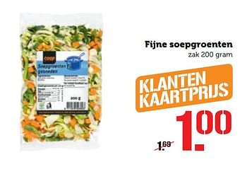 Aanbiedingen Fijne soepgroenten - Huismerk - Coop - Geldig van 14/11/2016 tot 20/11/2016 bij Coop
