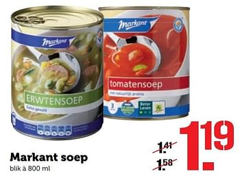 Aanbiedingen Markant soep - Markant - Geldig van 14/11/2016 tot 20/11/2016 bij Coop