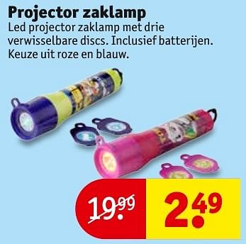 Aanbiedingen Projector zaklamp - Huismerk - Kruidvat - Geldig van 13/11/2016 tot 20/11/2016 bij Kruidvat