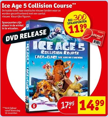 Aanbiedingen Ice age 5 collision course - Huismerk - Kruidvat - Geldig van 13/11/2016 tot 20/11/2016 bij Kruidvat