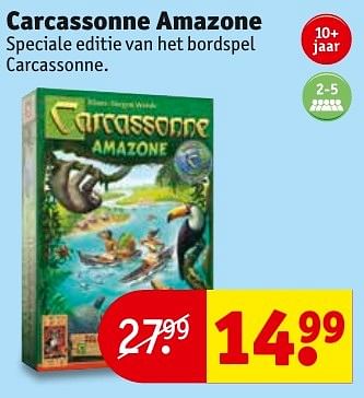 Aanbiedingen Carcassonne amazone - 999games - Geldig van 13/11/2016 tot 20/11/2016 bij Kruidvat
