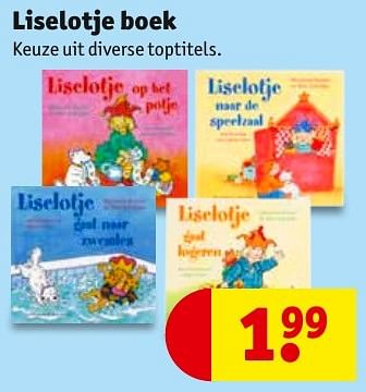 Aanbiedingen Liselotje boek - Huismerk - Kruidvat - Geldig van 13/11/2016 tot 20/11/2016 bij Kruidvat