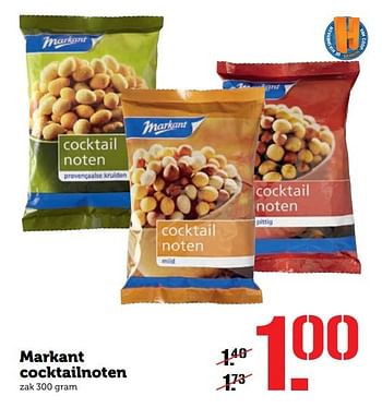 Aanbiedingen Markant cocktailnoten - Markant - Geldig van 14/11/2016 tot 20/11/2016 bij Coop