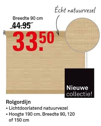 Aanbiedingen Rolgordijn - Huismerk Karwei - Geldig van 14/11/2016 tot 20/11/2016 bij Karwei