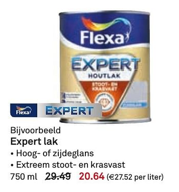 Aanbiedingen Expert lak - Flexa - Geldig van 14/11/2016 tot 20/11/2016 bij Karwei