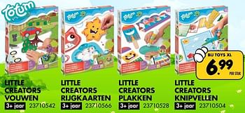Aanbiedingen Little creators knipvellen - Totum - Geldig van 05/11/2016 tot 20/11/2016 bij Toys XL