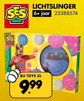 Aanbiedingen Lichtslinger - SES - Geldig van 05/11/2016 tot 20/11/2016 bij Toys XL