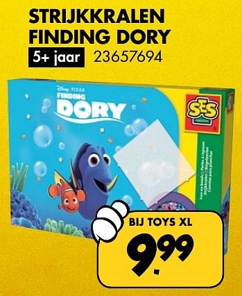 Aanbiedingen Strijkkralen finding dory - SES - Geldig van 05/11/2016 tot 20/11/2016 bij Toys XL