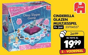 Aanbiedingen Cinderella glazen muiltjesspel - Jumbo - Geldig van 05/11/2016 tot 20/11/2016 bij Toys XL