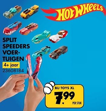 Aanbiedingen Split speeders voertuigen - Hot Wheels - Geldig van 05/11/2016 tot 20/11/2016 bij Toys XL