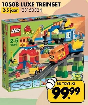 Aanbiedingen Luxe treinset - Lego - Geldig van 05/11/2016 tot 20/11/2016 bij Toys XL
