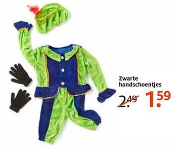Aanbiedingen Zwarte handschoentjes - Huismerk - Etos - Geldig van 06/11/2016 tot 20/11/2016 bij Etos