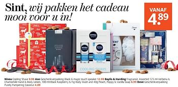 Aanbiedingen Dove geschenkverpakking purely pampering coconut - Dove - Geldig van 06/11/2016 tot 20/11/2016 bij Etos