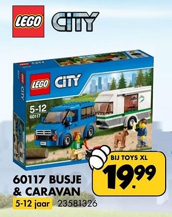 Aanbiedingen Busje + caravan - Lego - Geldig van 05/11/2016 tot 20/11/2016 bij Toys XL