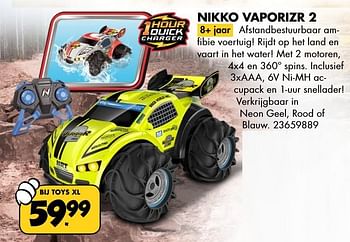 Aanbiedingen Nikko vaporizr 2 - Nikko - Geldig van 05/11/2016 tot 20/11/2016 bij Toys XL