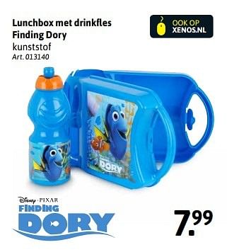 Aanbiedingen Lunchbox met drinkfles finding dory - Disney - Geldig van 06/11/2016 tot 20/11/2016 bij Xenos