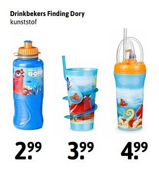 Aanbiedingen Drinkbekers finding dory - Disney - Geldig van 06/11/2016 tot 20/11/2016 bij Xenos