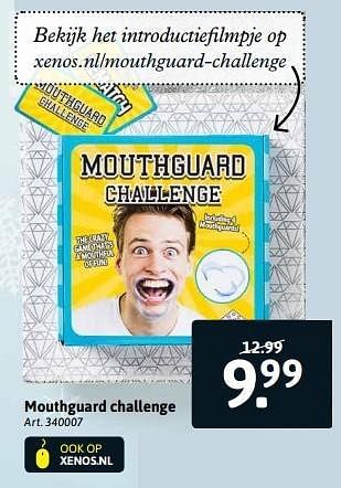 Aanbiedingen Mouthguard challenge - Identity Games - Geldig van 06/11/2016 tot 20/11/2016 bij Xenos