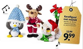 Aanbiedingen Kerstfiguur met muziek - Huismerk - Xenos - Geldig van 06/11/2016 tot 20/11/2016 bij Xenos