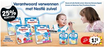 Aanbiedingen Yogolino toetje aardbei - Nestlé - Geldig van 08/11/2016 tot 20/11/2016 bij Kruidvat