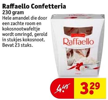 Aanbiedingen Raffaello confetteria - Raffaello - Geldig van 08/11/2016 tot 20/11/2016 bij Kruidvat