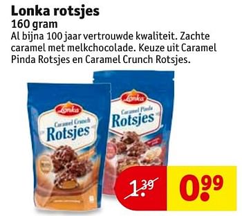 Aanbiedingen Lonka rotsjes - Lonka - Geldig van 08/11/2016 tot 20/11/2016 bij Kruidvat