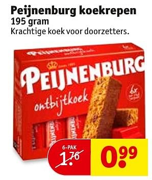 Aanbiedingen Peijnenburg koekrepen - Peijnenburg - Geldig van 08/11/2016 tot 20/11/2016 bij Kruidvat