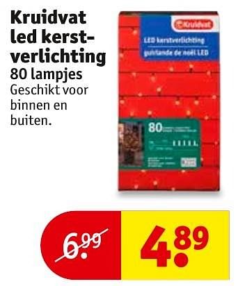 Aanbiedingen Kruidvat led kerst- verlichting - Huismerk - Kruidvat - Geldig van 08/11/2016 tot 20/11/2016 bij Kruidvat