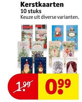 Aanbiedingen Kerstkaarten - Huismerk - Kruidvat - Geldig van 08/11/2016 tot 20/11/2016 bij Kruidvat