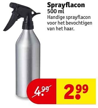 Aanbiedingen Sprayflacon - Huismerk - Kruidvat - Geldig van 13/11/2016 tot 20/11/2016 bij Kruidvat