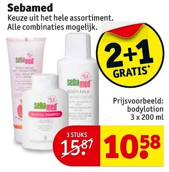 Aanbiedingen Sebamed bodylotion - Sebamed - Geldig van 13/11/2016 tot 20/11/2016 bij Kruidvat