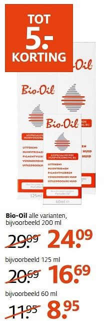 Aanbiedingen Bio-oil - Bio-Oil - Geldig van 14/11/2016 tot 20/11/2016 bij Etos