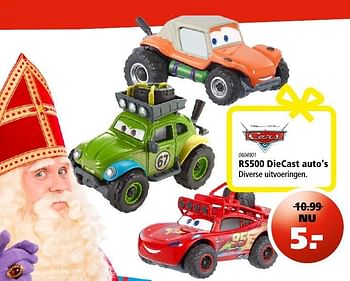 Aanbiedingen Rs500 diecast auto`s - Cars - Geldig van 24/11/2016 tot 07/12/2016 bij Marskramer