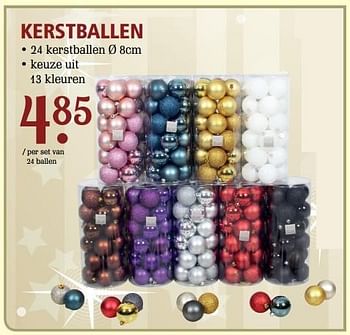 Aanbiedingen Kerstballen - Huismerk - Van Cranenbroek - Geldig van 20/11/2016 tot 10/12/2016 bij Van Cranenbroek